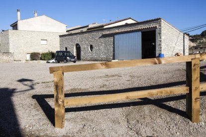 El nou parc urbà al poble de Pallerols.