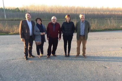 Antoni Villas, María José Invernón, Josep Maria Huguet, Concepció Cañadell i Salvador Bonjoch.