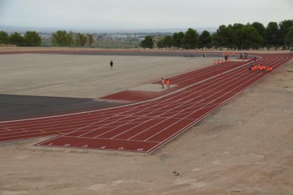 La pista de atletismo de Mollerussa. 