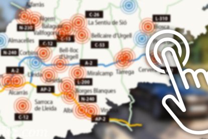 Los 27 radares de Ponente|Poniente multan en un año 64.000 conductores y recaudan tres millones