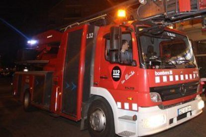 Un camió dels Bombers de la Generalitat