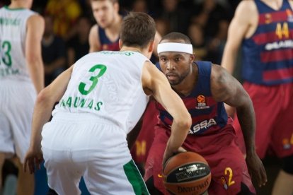 Tyrese Rice va liderar l’equip blaugrana.