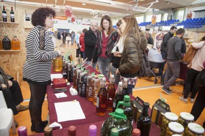 Estands de la Fira de la Conserva de Bellpuig.