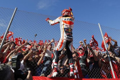 Marc va celebrar el segon lloc i el títol que ja tenia amb els seus fans a Xest.