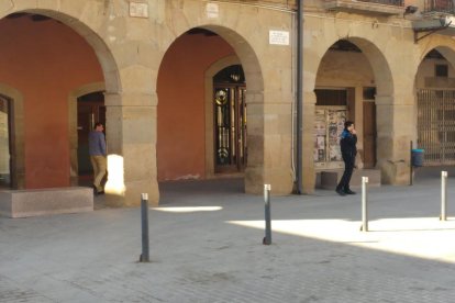 L'ajuntament d'Almacells aquest matí.