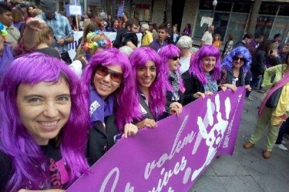 Protesta del pasado día 5 contra la violencia machista en Tarragona. 