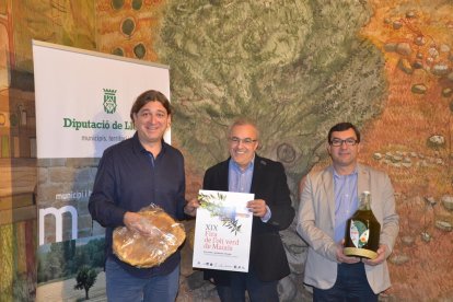 Presentación ayer de la XIX edición de la Fira de l’Oli de Maials. 