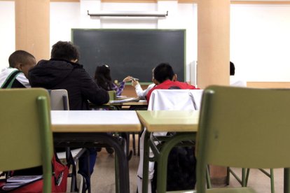 La clase de un instituto.