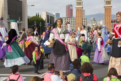 La trobada es va celebrar a l’avinguda Reina Maria Cristina de Barcelona.