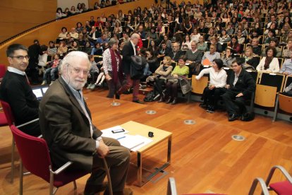 Tonucci va abarrotar l’auditori de Cappont per a la conferència.