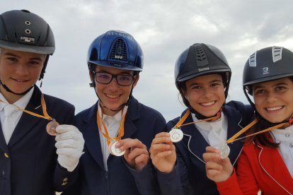 Seis podios para Lleida en la Lliga Catalana y el Catalán de hípica