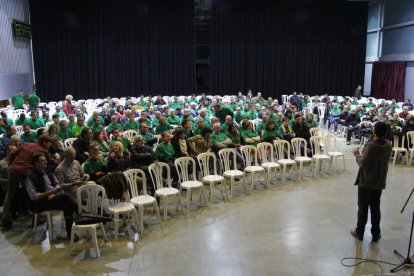 La presentación del proyecto ayer en el Pavelló de l’Oli de Les Borges Blanques.