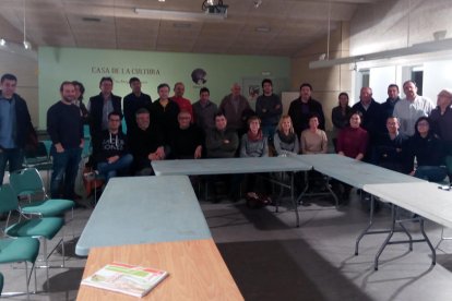 Reunión en Les Borges con alcaldes, formaciones políticas y entidades. 