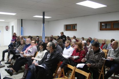 Imagen de la presentación en la Casa de la Cultura de Vilaller.