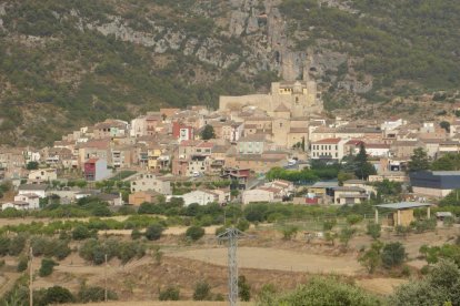 Vista del pueblo de Os de Balaguer.