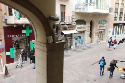 Imatge d’arxiu de la plaça de la Sal de Lleida.