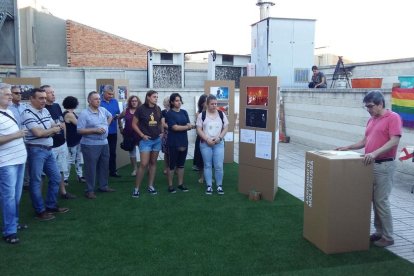 Inauguració de la mostra a Mollerussa.