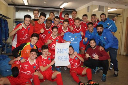 El juvenil del Lleida Esportiu li va dedicar l’última victòria de la temporada, al camp del Figueres.