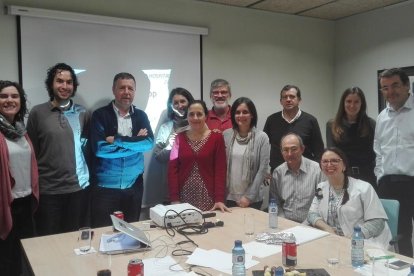 Constitució del grup de treball amb membres de la UdL, l'ICO i el Santa Maria