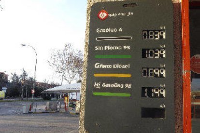 Los carburantes suben con fuerza y marcan máximos anuales