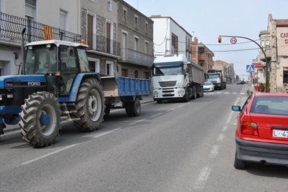 La travessia té una alta concentració de vehicles al dia.