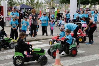 Imatges del 'Posa't la gorra' d'AFANOC, a Lleida