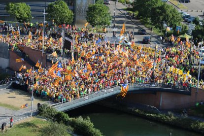 Más de seiscientos leridanos en la manifestación de Estrasburgo