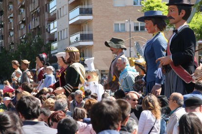 Imatges de la trobada de gegants a la Festa Major de Lleida 2018