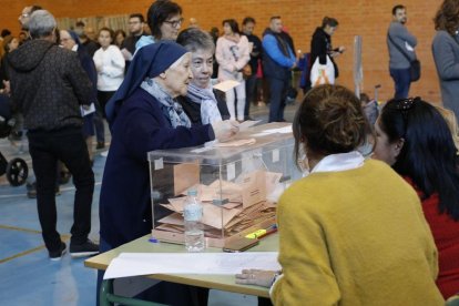 Jornada electoral en Lleida ciudad y comarcas