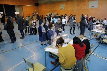 Jornada electoral en Lleida ciudad y comarcas