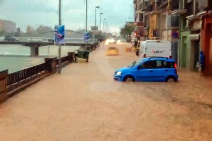 Imatges de les inundacions a Balaguer del passat dilluns 20 de maig de 2018