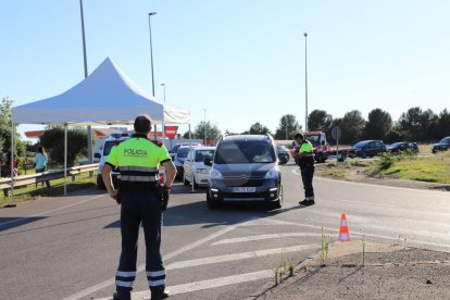 Imatges dels controls a Lleida, Alfarràs, Els Alamús, Massalcoreig, Soses i Vilanova de la Barca