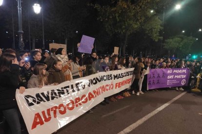 La protesta tanca els actes del 25N a Ponent. EN ACTUALITZACIÓ