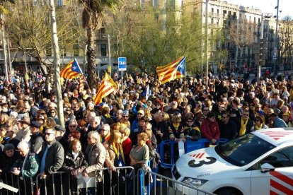 Fotografies dels lleidatans a la protesta a la Gran Via