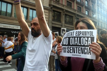 Trabajadores del departamento de de Políticas Digitales Administración Pública en Barcelona.