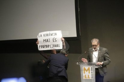 El president de la Generalitat, Quim Torra, va encapçalar l'acte.