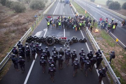 Talls de carreteres, accions dels piquets i concentracions