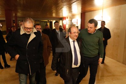 El primer secretari del PSC, Miquel Iceta, a Lleida