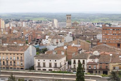 Vista de la localitat de Tàrrega, on van succeir els fets.