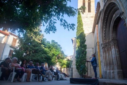 Moment de l’acte d’inauguració de les obres.