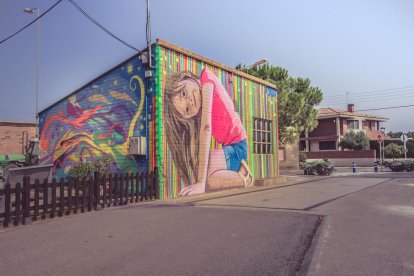 El mural d’Oriol Arumí va guanyar el premi del públic l’any passat.