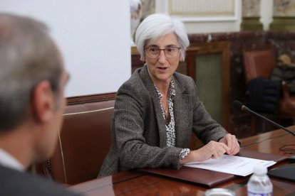 La fiscal general del Estado, María José Segarra.