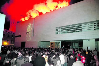 Espectacular y concurrida inauguración del Museu de Lleida en 2007.