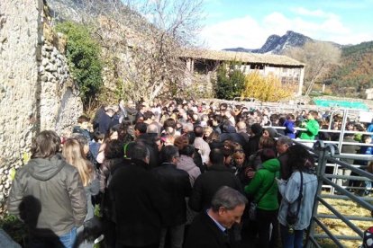 Més de 2.500 visitants es van atansar ahir a Organyà.