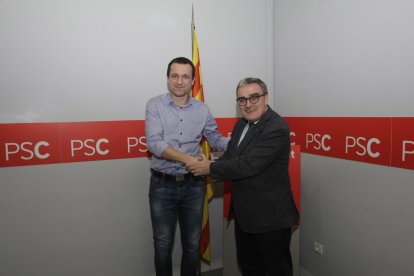 Ordeig i Ros després de formalitzar el relleu al PSC.