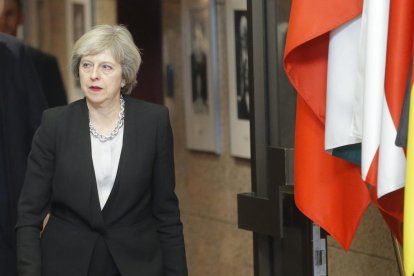 La primera ministra britànica, Theresa May.