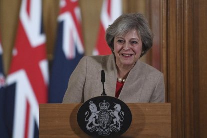 La primera ministra británica, Theresa May