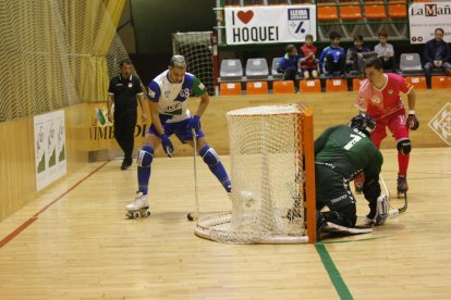 Roberto di Benedetto, en el partit davant de l’Igualada.