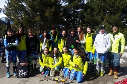 El equipo Interclubs del club aranés.