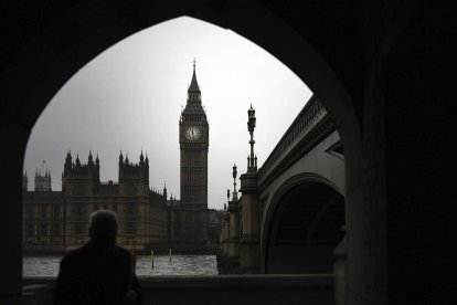 Imatge d’arxiu de l’exterior del Parlament britànic.